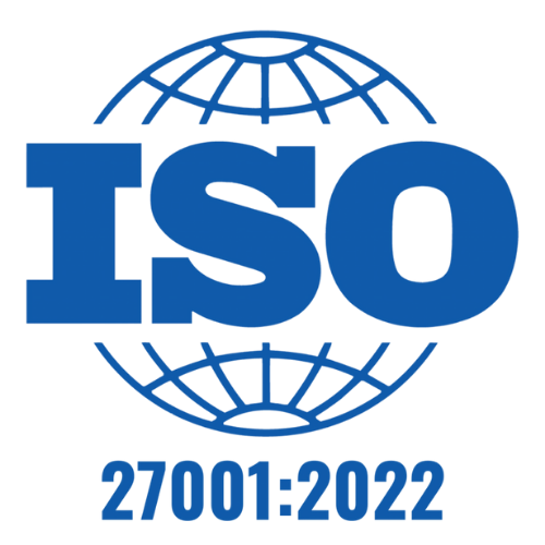 ISO 27001:2022 certification badge