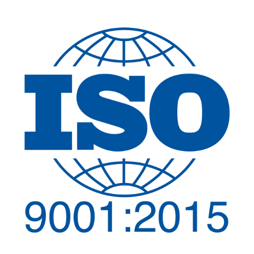 ISO 9001:2015 certification badge